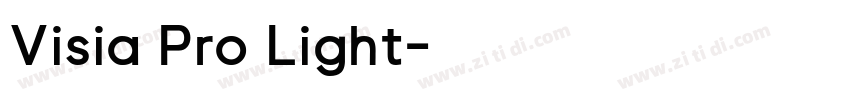 Visia Pro Light字体转换 Visia Pro Light字体转换